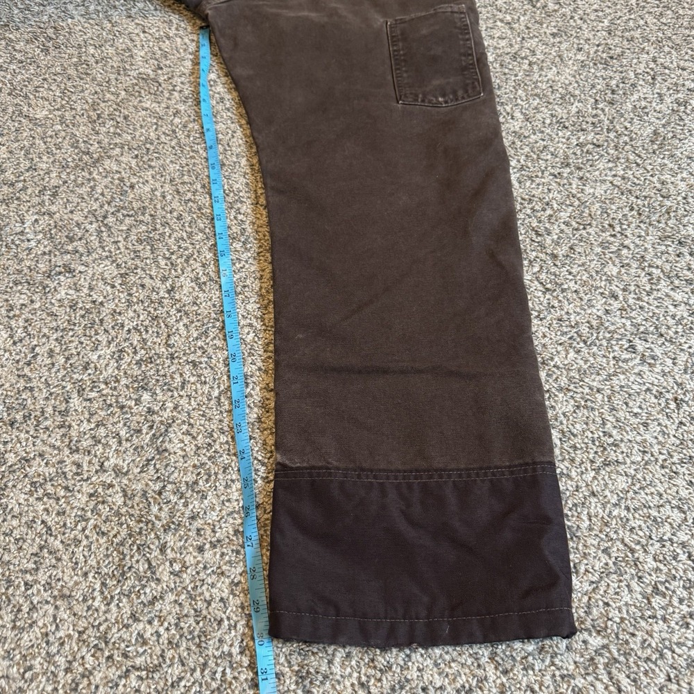 Vintage Carhartt B194 DKB Quilt-Lined Double Knee Duck Canvas Work Pants 32x32 - Picture 10 of 12